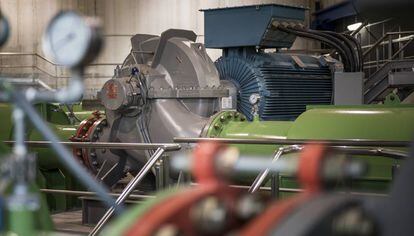 Estación de bombeo de ATLL en Fontsanta.