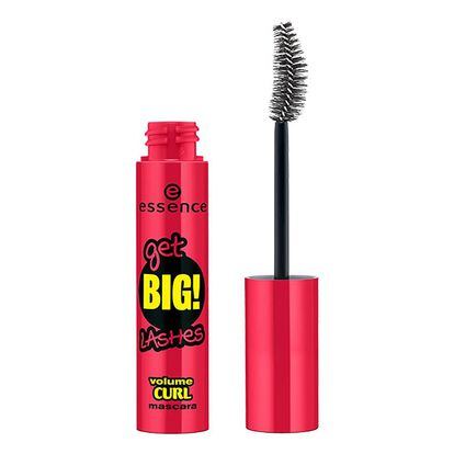 ¿Qué? Get Big Lashes Volume Curl de Essence. ¿Por qué? Súper rizo en las pestañas al mínimo precio: tan solo dos euros y medio cuesta esta máscara de Essence cuya mayor ventaja es un cepillo curvado de fibra que aporta máximo volumen y máxima curvatura en el resultado final.