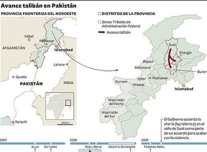 Los extremistas musulmanes ganan terreno en la provincia fronteriza del noroeste.