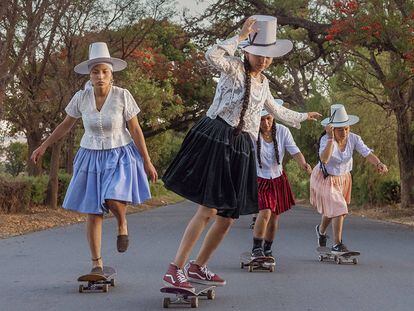 El grito de las ‘skaters’ bolivianas