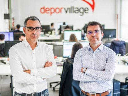 Xavier Pladellorens y Angel Corcuera, fundadores de Deporvillage
