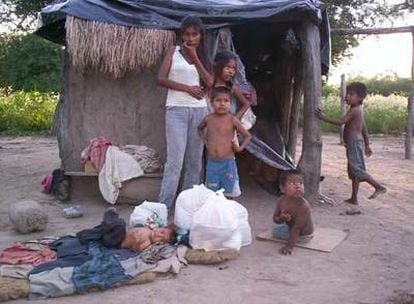 Aborígenes de las zonas rurales de la región de Chaco.