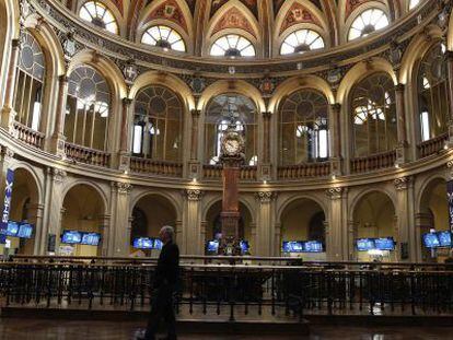 Interior del Palacio de la Bolsa de Madrid, sede BME.