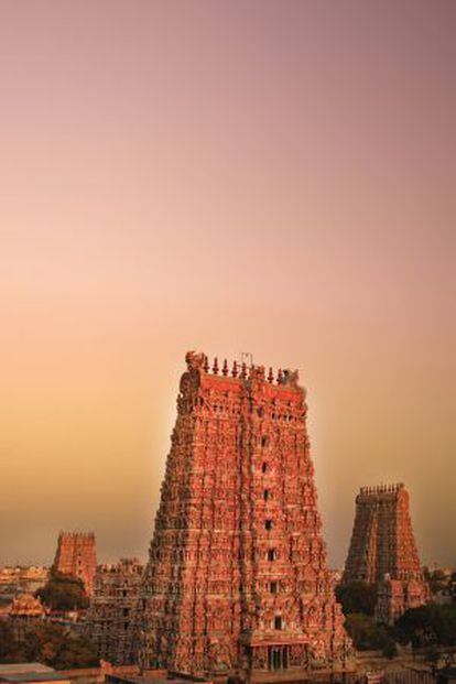 El templo de Meenakshi Amman, en Madurai (India).