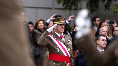El general Fernando Alejandre, en un acto en Toledo en diciembre de 2019, cuando era Jefe del Estado Mayor de la Defensa.