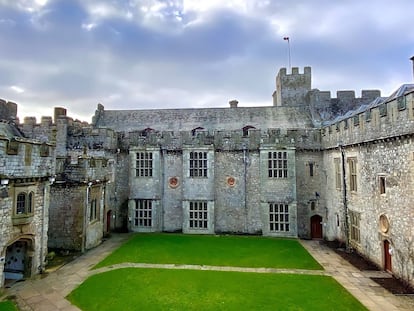 El United World College of the Atlantic en su sedel del castillo St Donat's, en Gales (Reino Unido).