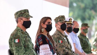 La gobernadora del Estado de Guerrero, Evelyn Salgado, en una foto de archivo.