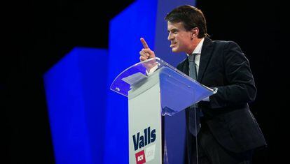 Manuel Valls, en Barcelona, el pasado 13 de diciembre.