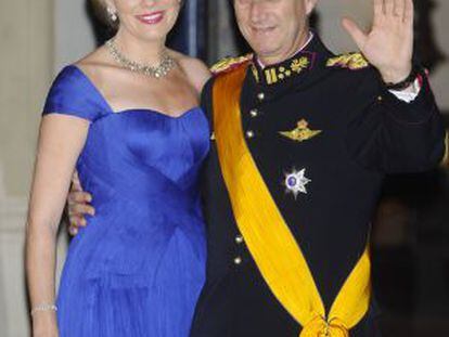 Felipe de Bélgica y su esposa Matilde.