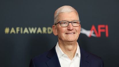 Tim Cook, consejero delegado de Apple, el viernes al asistir a un evento del American Film Institute en Los Ángeles (California).