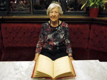 Leonor Machado, el jueves tras el homenaje que recibi&oacute; en Madrid.