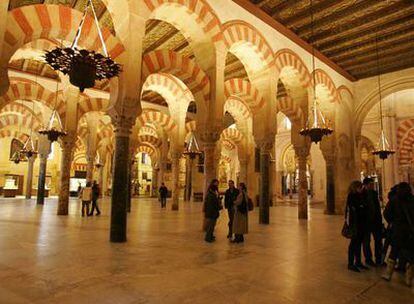 Vista interior de la Mezquita de Córdoba.