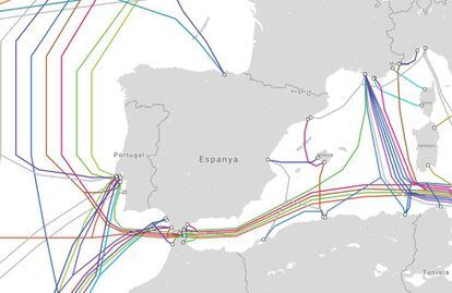 Tots els cables de connexió amb la Península.