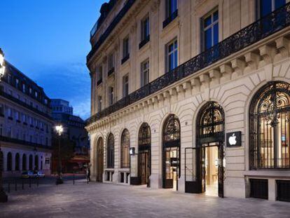 La tienda de Apple en Opéra de París