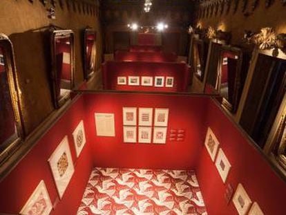 La exposición Escher en el palacio de Gaviria.