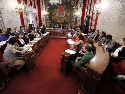 Pleno del Ayuntamiento de Alicante en una imagen de archivo. 