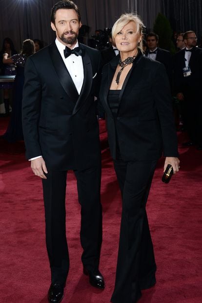 Hugh Jackman y señora, una de las parejas más unidas de todo Hollywood.