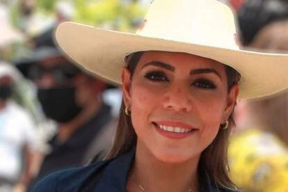 Evelyn Salgado Pineda, candidata a la gubernatura de Guerrero por Morena e hija de Félix Salgado Macedonio.