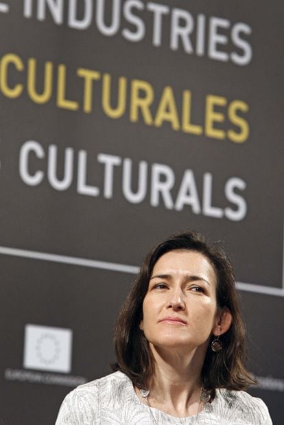 La ministra Ángeles González-Sinde en una imagen de archivo