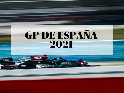 Lewis Hamilton en el circuito de Barcelona durante el Gran Premio de España 2021 de Fórmula 1.