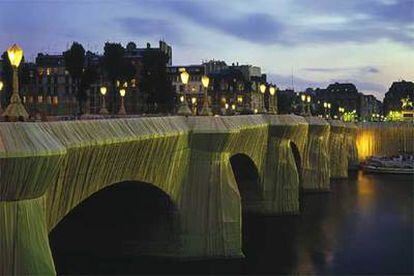 &#39;El Pont Neuf envuelto, París&#39; (1975-1985), de Christo y Jeanne-Claude.