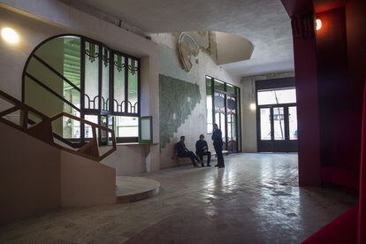 Un dels nous espais de la Beckett, a l&rsquo;antic edifici de la cooperativa Pau i Just&iacute;cia, al Poblenou.