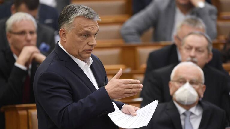 El primer ministro de Hungría, Viktor Orban, en el Parlamento, en Budapest, el pasado 23 de marzo.