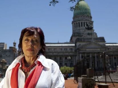 La senadora argentina Norma Morandini, en Buenos Aires. 