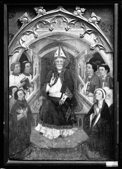 'Sant Pere en càtedra', de Pere Serra, segona meitat del selgle XIV.