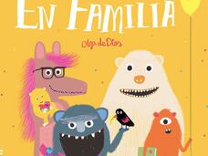 Portada del libro En Familia de la ilustradora Olga de Dios editado por La Casa Encendida.