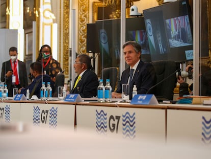 Encuentro del G7 en Londres, a inicios de mayo.