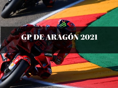 El piloto Francesco Bagnaia durante la clasificación del GP de Aragón de este fin de semana