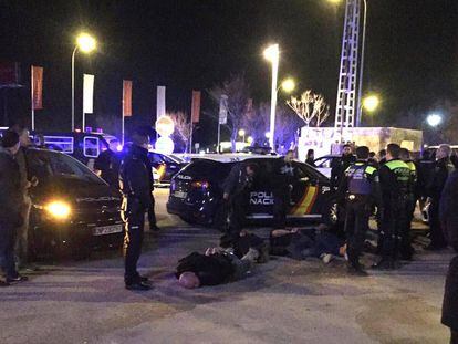 Detenidos tras la reyerta registrada en la discoteca Blue, en Aravaca.