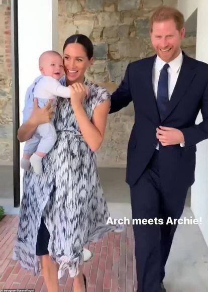 Una imagen del vídeo publicado por los duques de Sussex en Instagram.