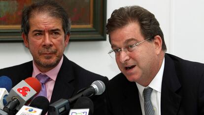 Jaime Gilinski (a la derecha), en una imagen de archivo.