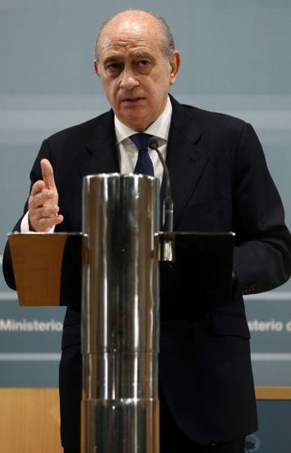 El ministro de Interior, Jorge Fernández Díaz, en una imagen de archivo.