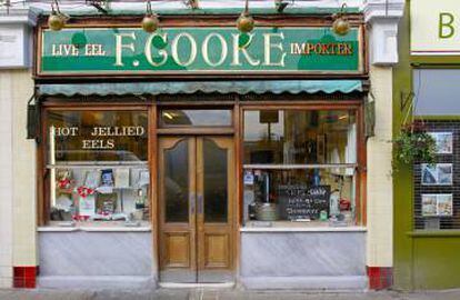 Exterior del restaurante F. Cooke, en Hackney (Londres).