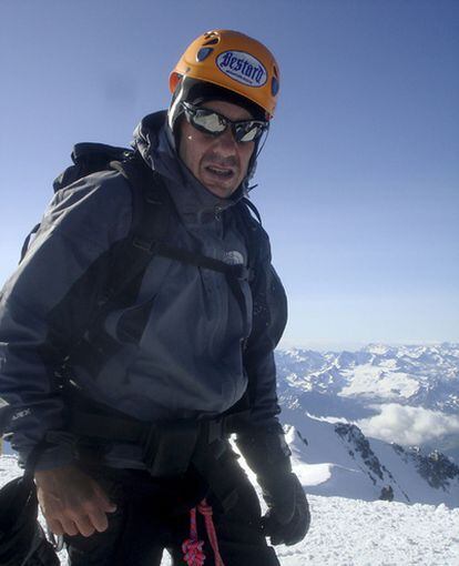 Tolo Calafat, en una fotografía tomada el pasado verano en el Mont Blanc.
