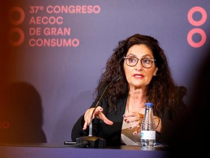 Rosa Carabel, consejera delegada de Eroski, en el congreso Aecoc 2022.