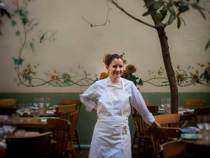 La chef Elena Reygadas, en el restaurante Rosetta de Ciudad de México.