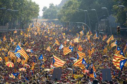 Celebraci&oacute;n de la Diada Nacional de Catalu&ntilde;a.