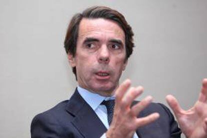 El expresidente del Gobierno español José María Aznar. EFE /archivo