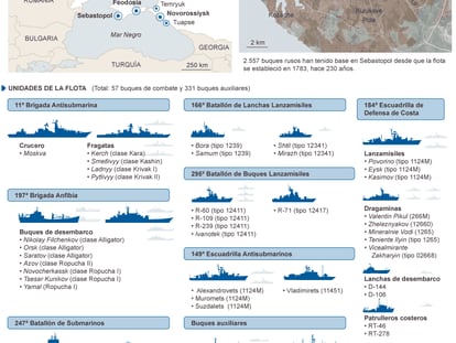 Fuentes: Russian-ships.info, Warfare.be y elaboración propia.