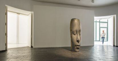 'Lou', l'obra que rep el visitant de l'exposició al Museu d'Art Modern de Ceret.