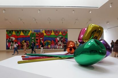 'Tulipanes', de Jeff Koons, en el Guggenheim.