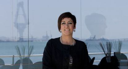 La ex concejala socialista, Marta Mel&eacute;ndez, en C&aacute;diz en 2011. 