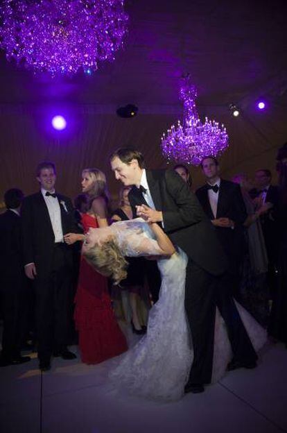 Ivanka Trumo y Jared Kushner el día de su boda. El enlace se celebró en octubre de 2009.
