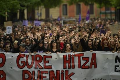 Manifestación contra la sentencia de La Manada.