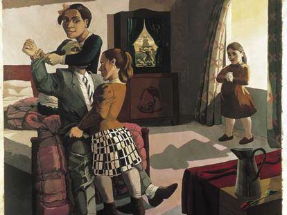 'La Familia' (1988), pintura de Paula Rego.