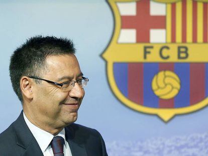 El president del Barça, Josep Maria Bartomeu.